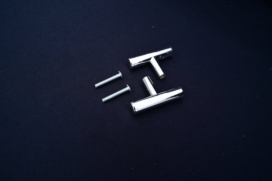 Silver T handle