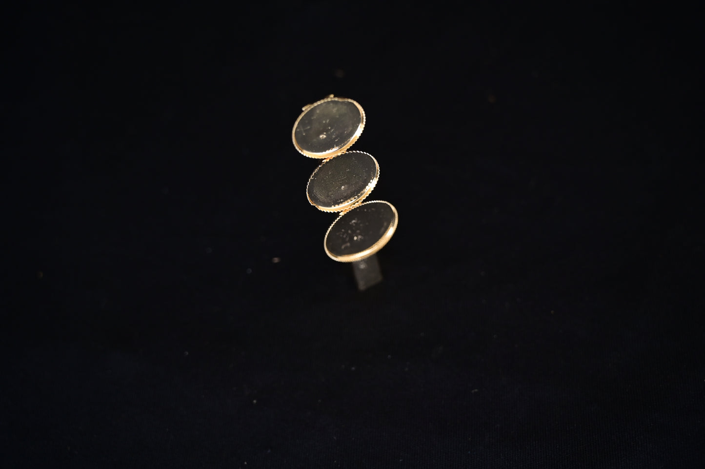 3 round hair clip