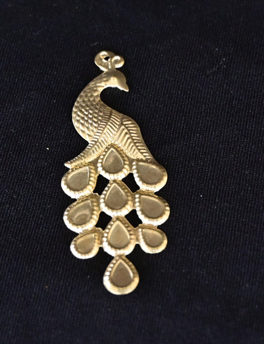 Golden Metal peacock