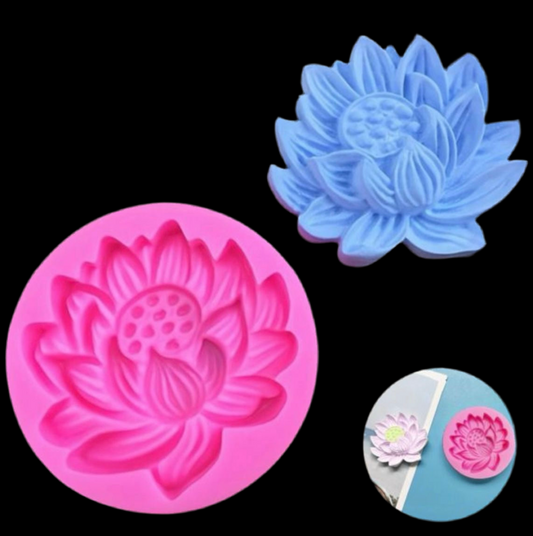 Pink Lotus Candle Mould