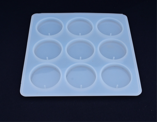 9 in 1 round keychain mould