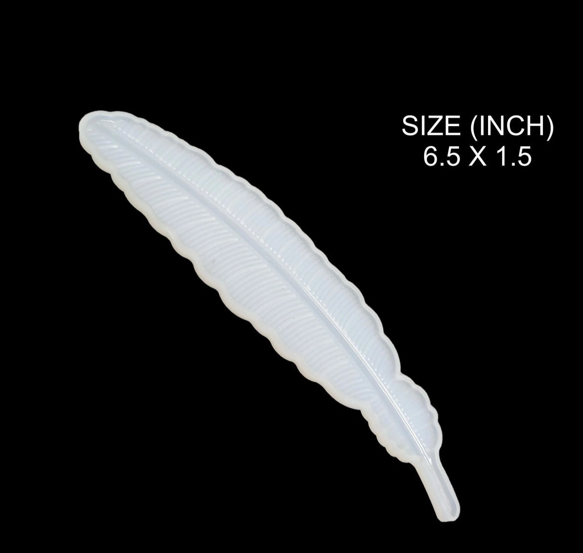 Feather bookmark Mould