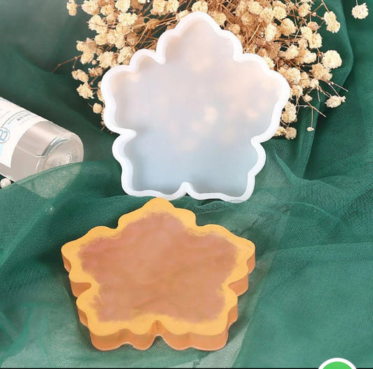 5 kali flower coaster mould