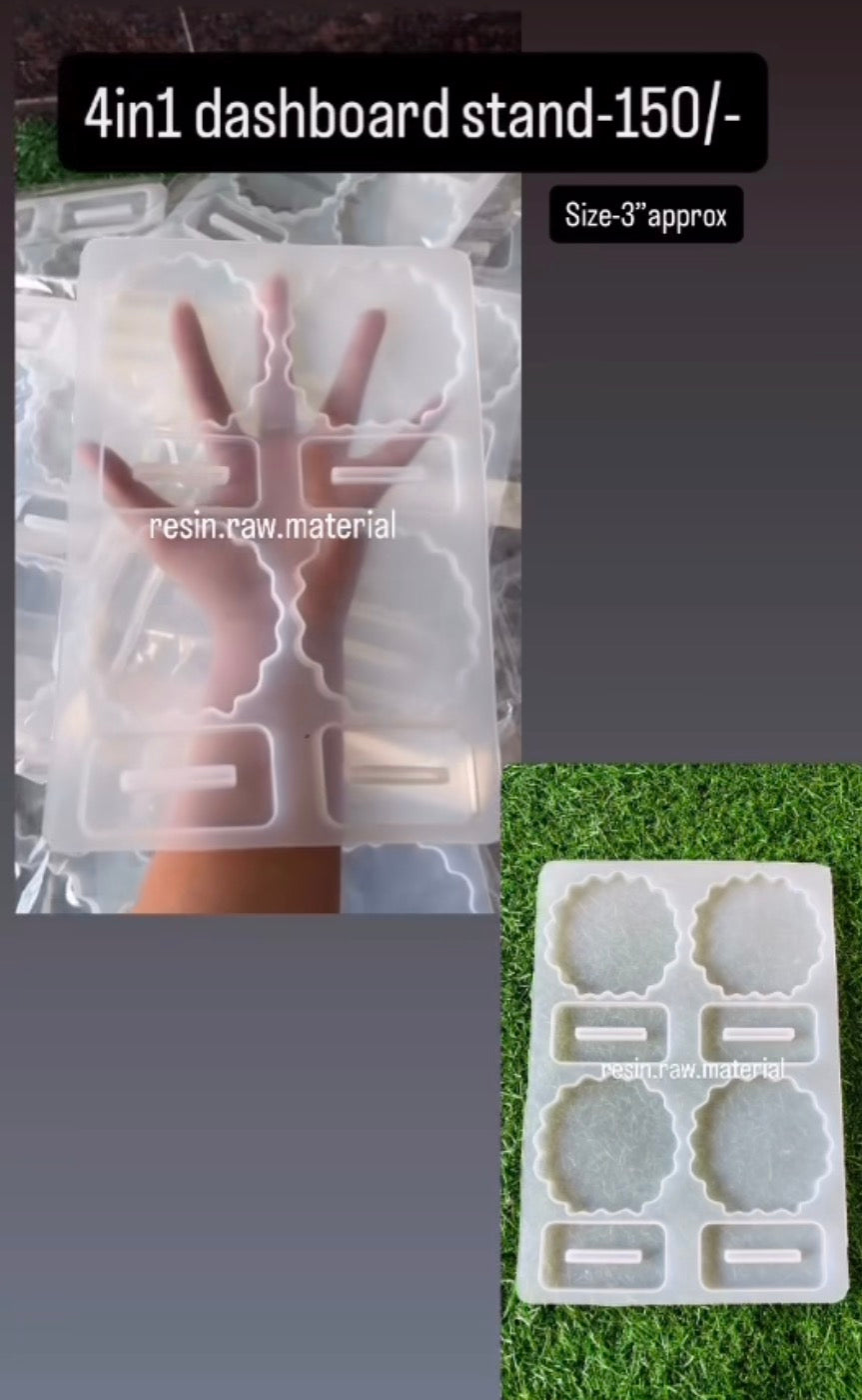 4 in 1 photo frame mould with stand