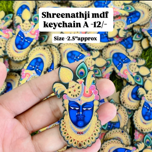 Shreenath ji Keychain Mdf-A