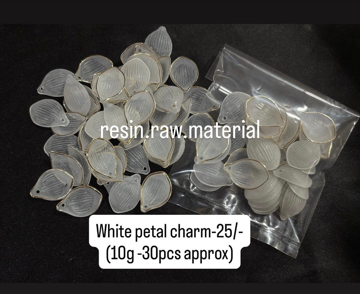 White petal charm