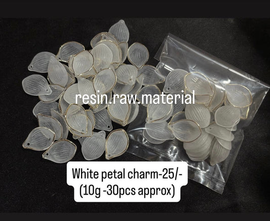White petal charm
