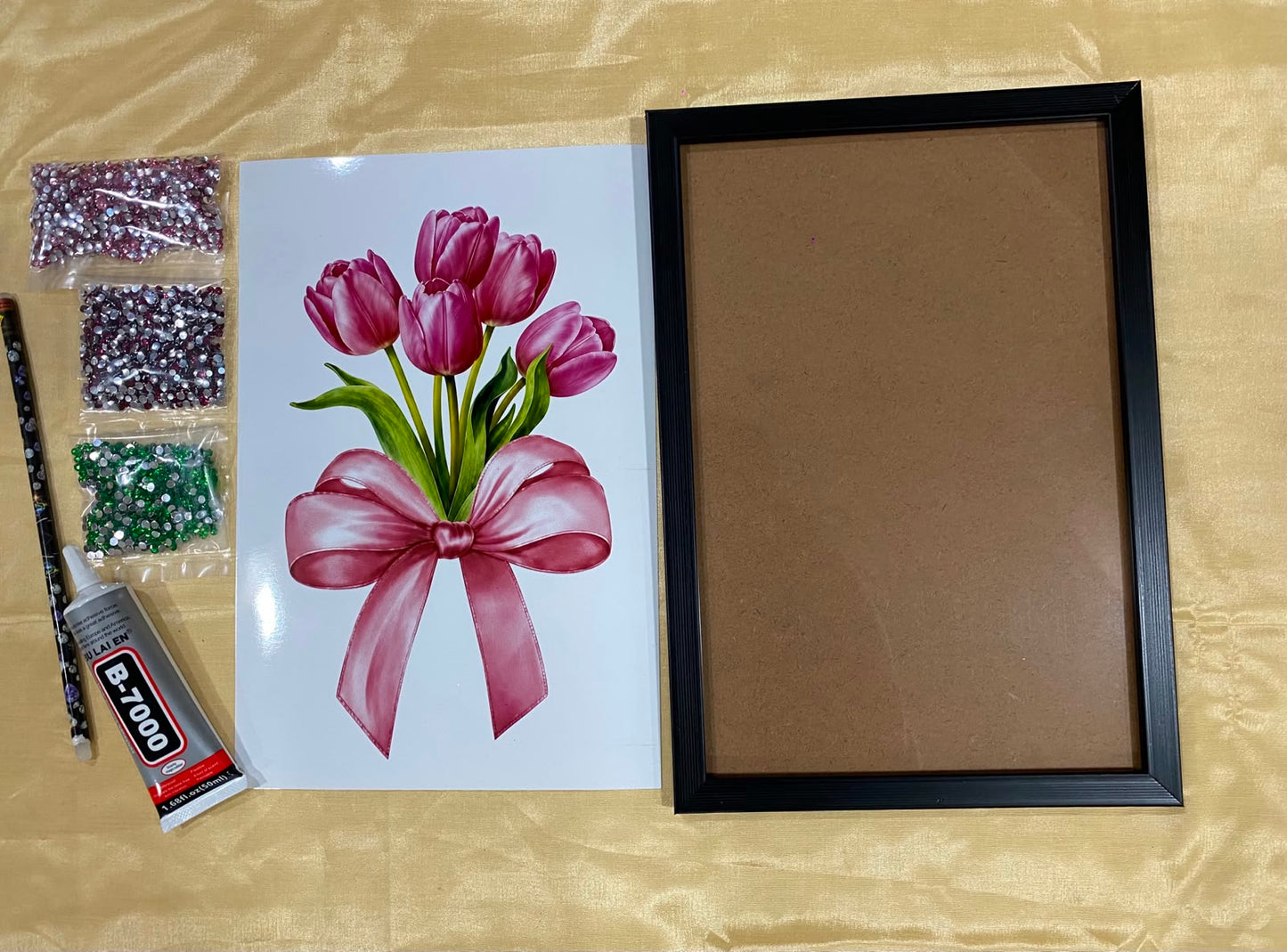 Flower Bouquet Rhinestone kit