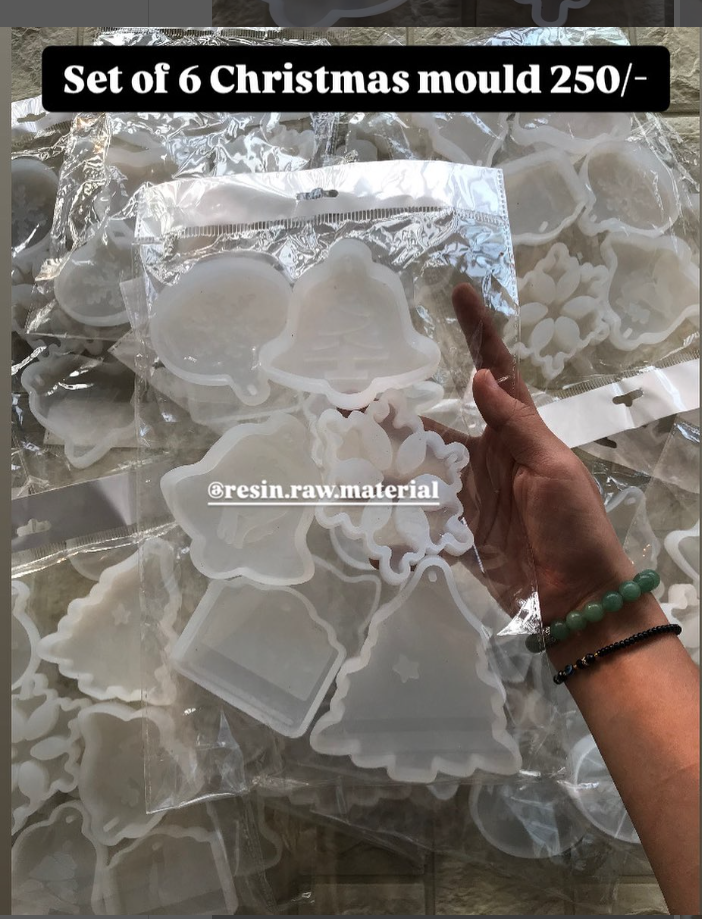 Set of 6 Christmas Mould