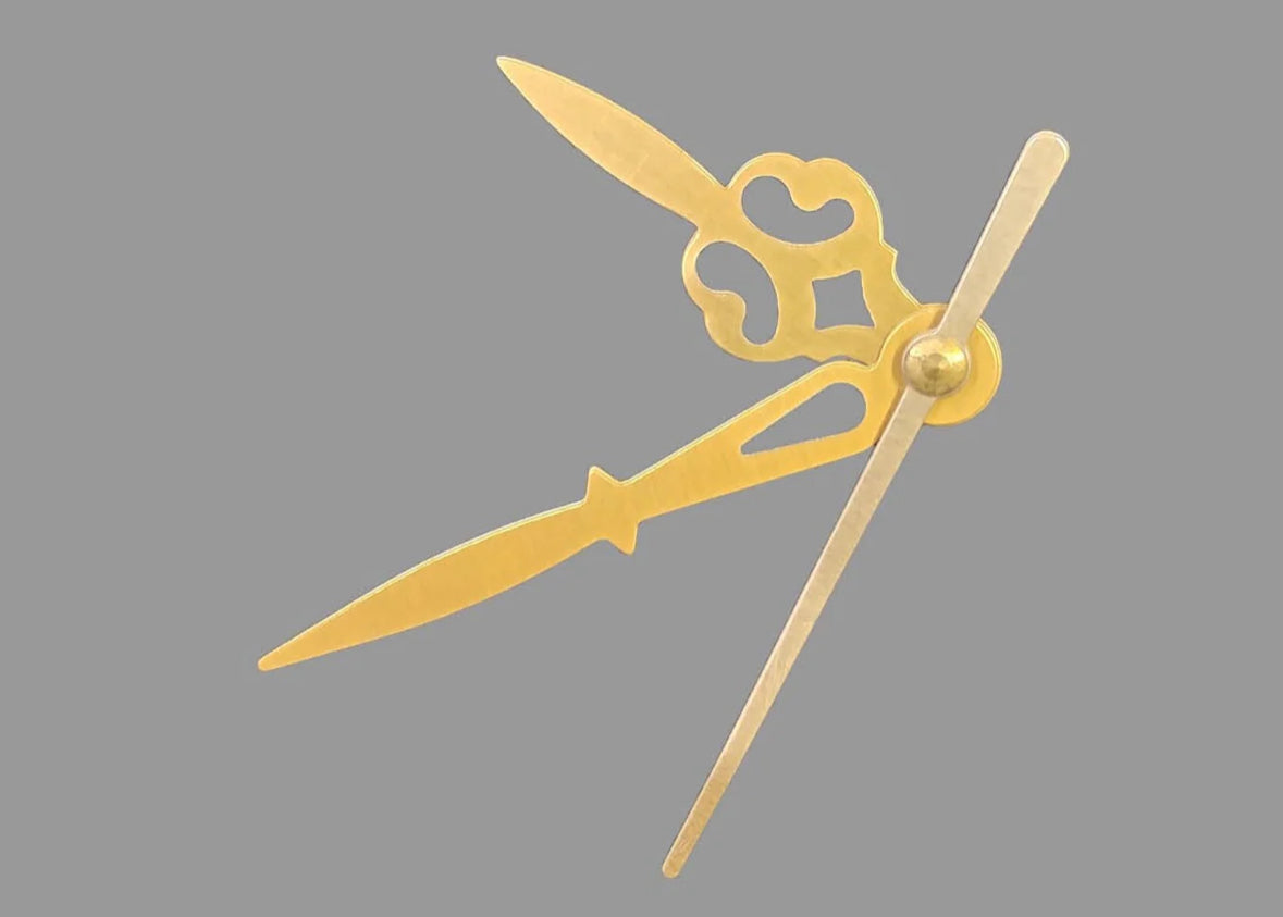 Small Golden Designer Hands / Clock Needles