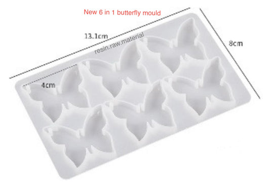 New 6 in 1 butterfly mould