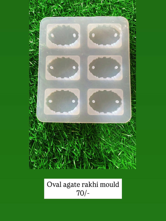 Oval agate 6 in 1 Rakhi / Bracelet Mould
