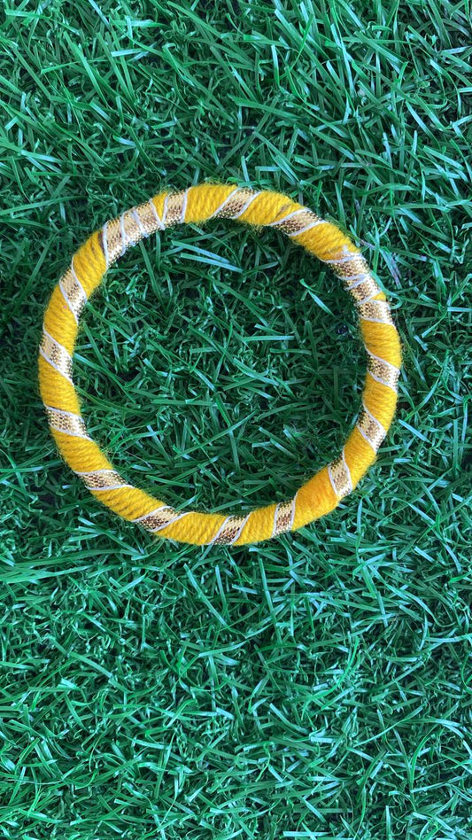 Yellow Plain Bangle