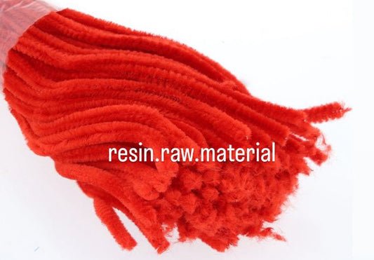 Orange pipe cleaners