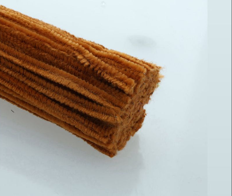 Brown pipe cleaners
