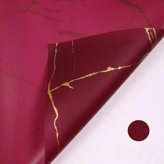 Maroon marble wrapping paper