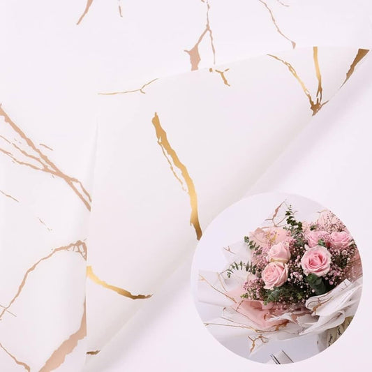 White marble wrapping paper
