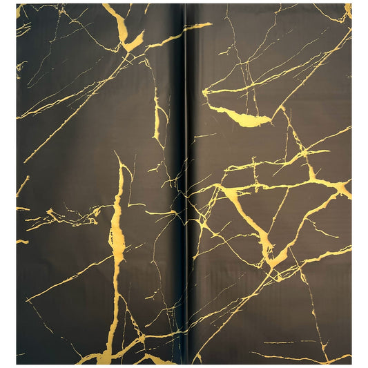 Black marble wrapping paper