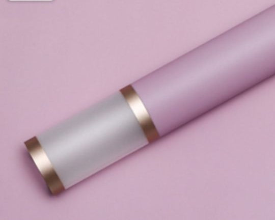 Lavender with white boarder wrapping paper