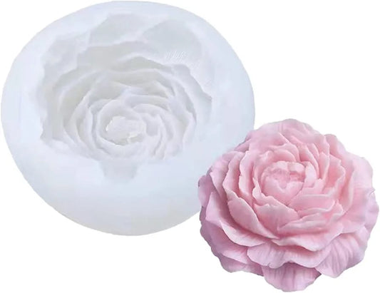 Big peony heavy candle mould