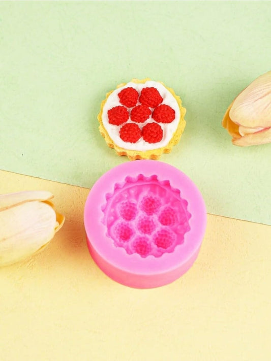 Mini strawberry tart candle mould