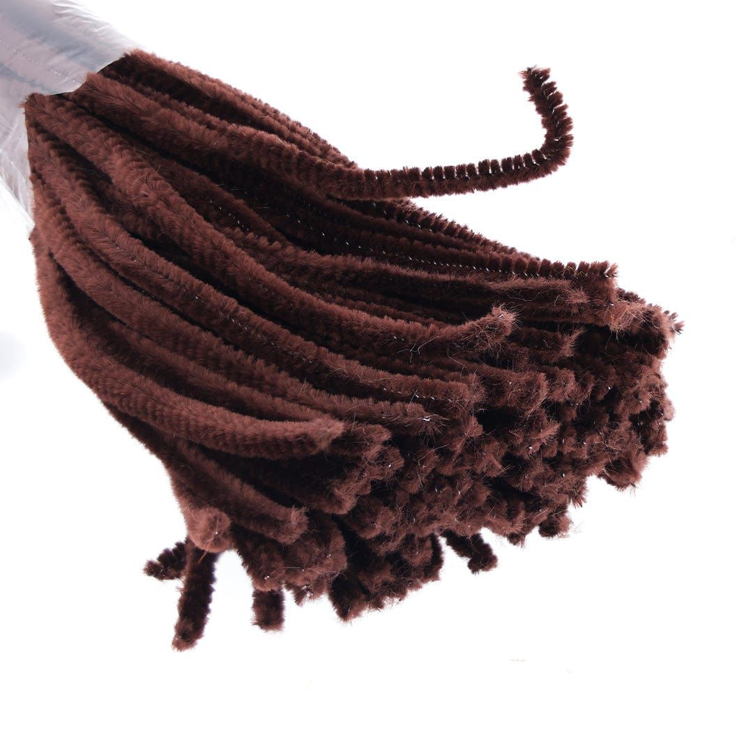 Dark brown pipe cleaner