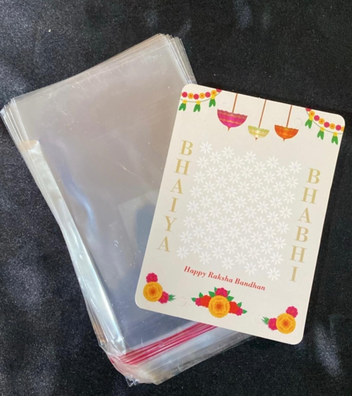 Toran style couple rakhi packing