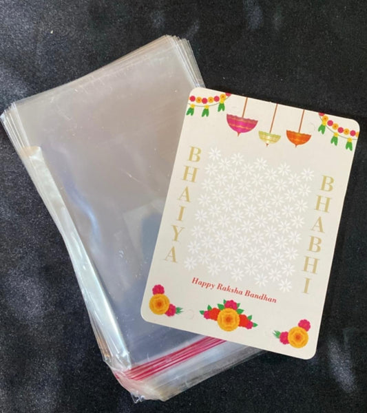Toran style couple rakhi packing