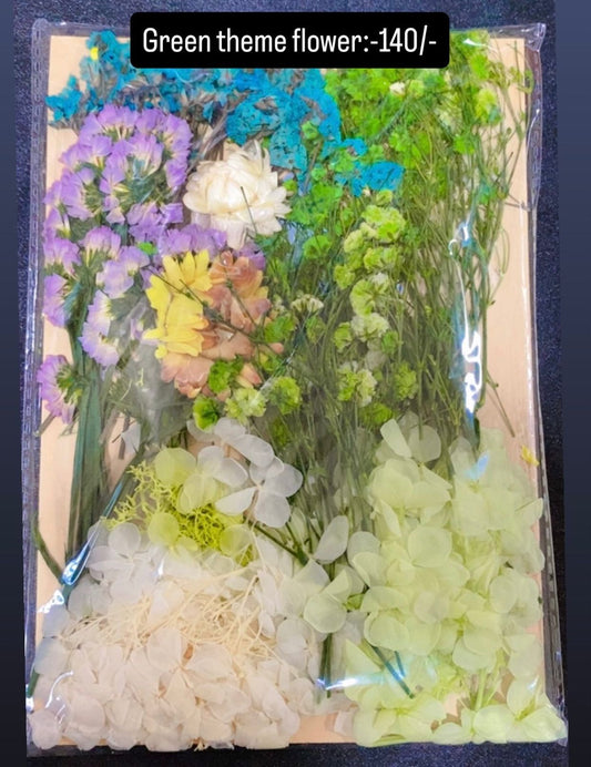 Green Theme Flower