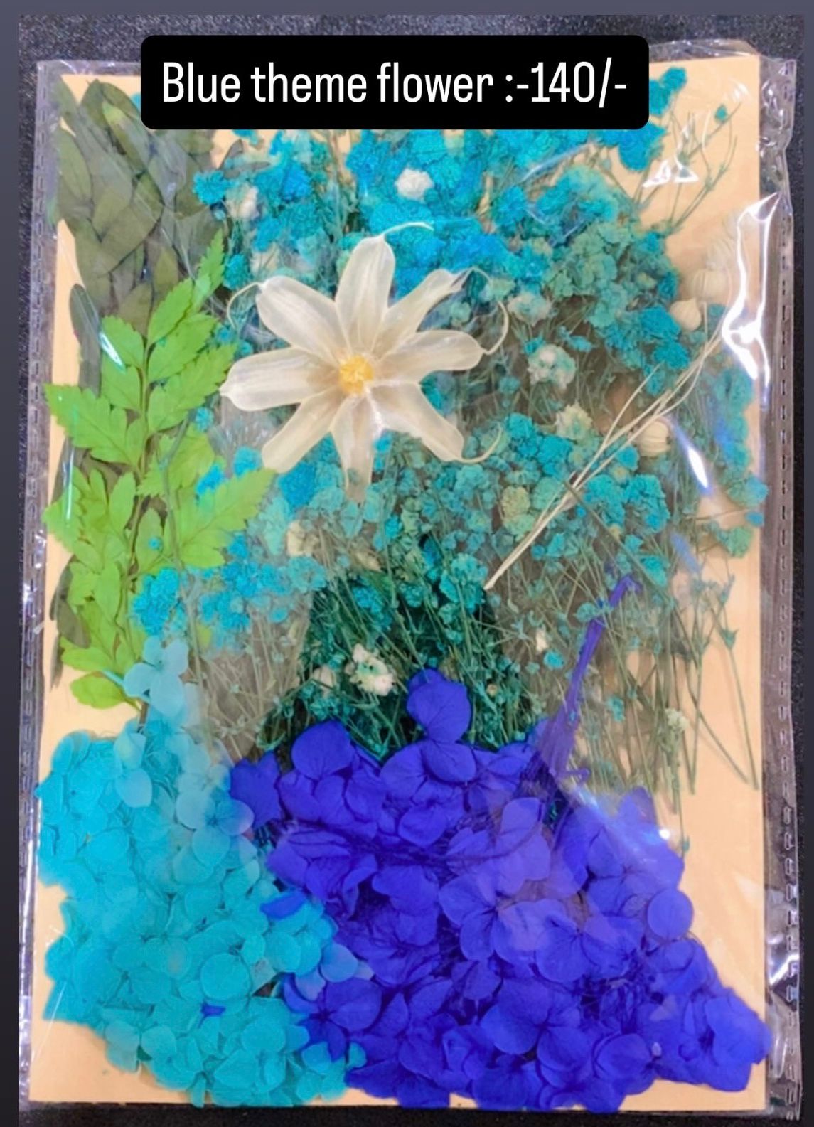 Blue Theme Flower