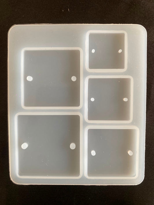 5 in 1 Rakhi Square Mould