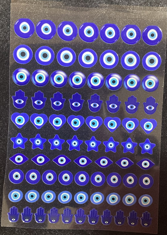 EVIL EYE UV STICKER SHEET