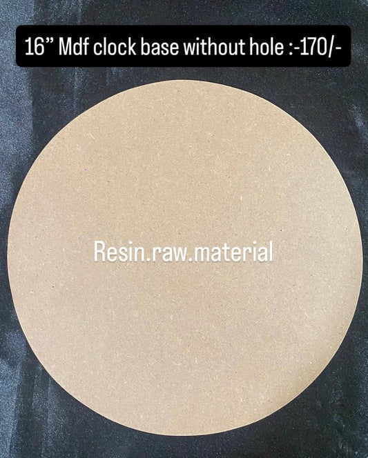 16'' Round MDF Base Without Hole (6mm)