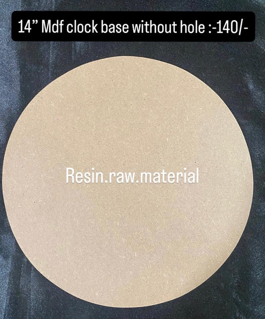 14'' Round MDF Base Without Hole (6mm)