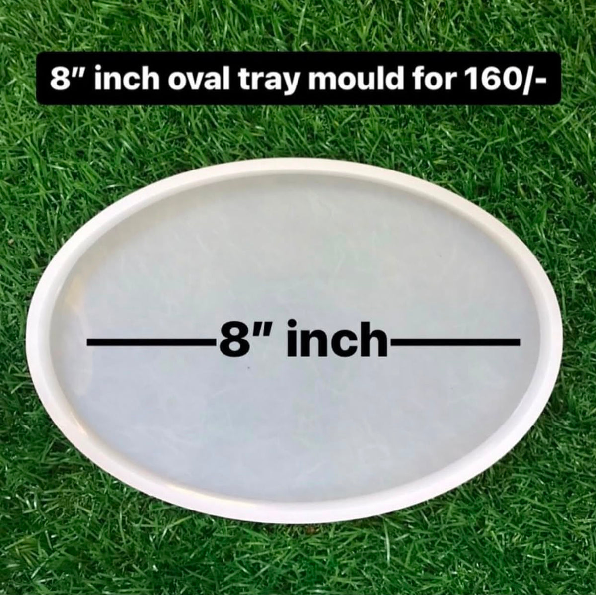 8''inch Oval tray mould