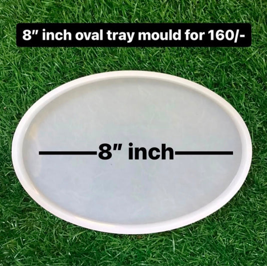 8''inch Oval tray mould