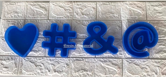 4 in 1 hashtags mould
