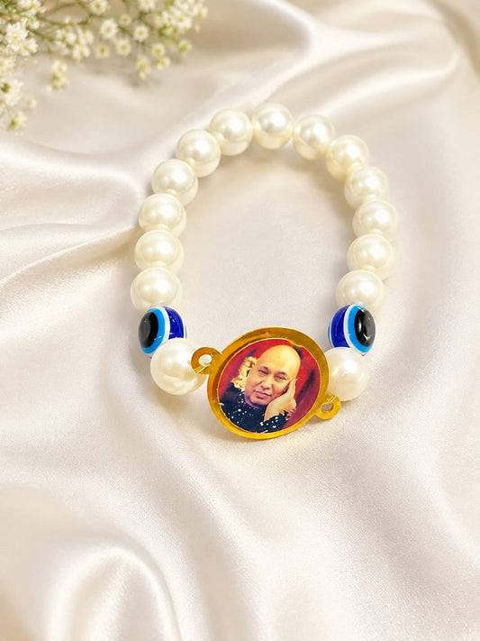 GURUJI WHITE PEARL BRACELET
