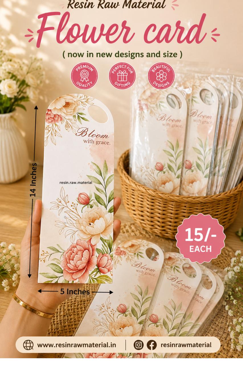FLOWER CARD ( A)