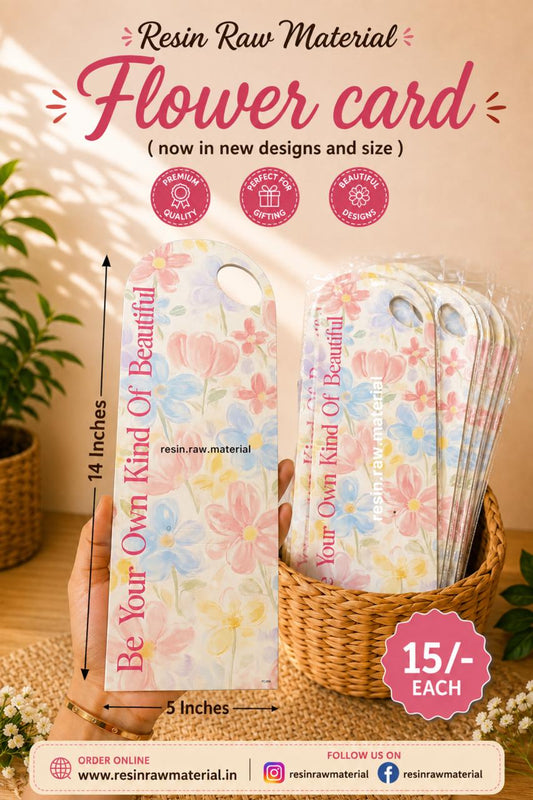 FLOWER CARD ( B )