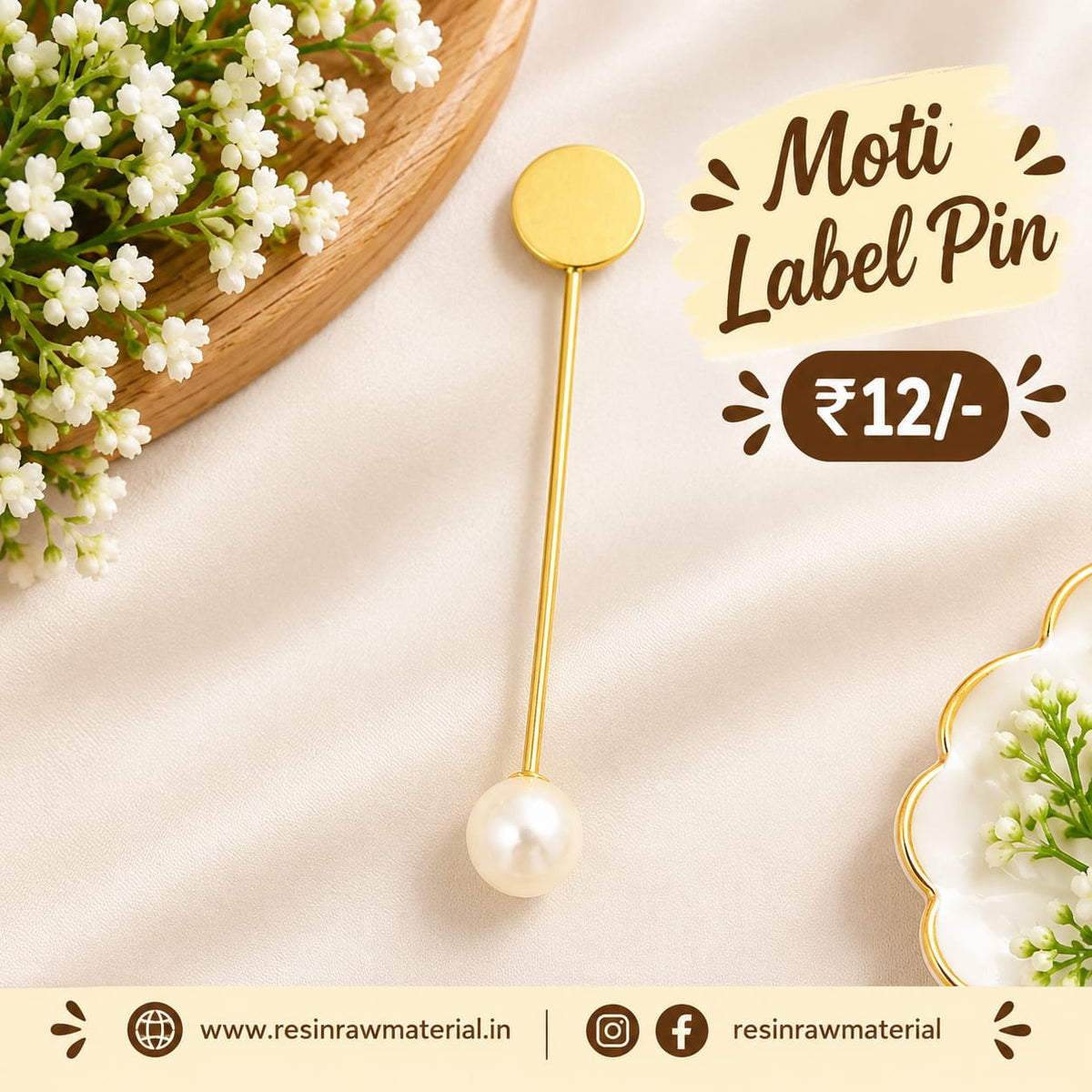 Moti Label pin