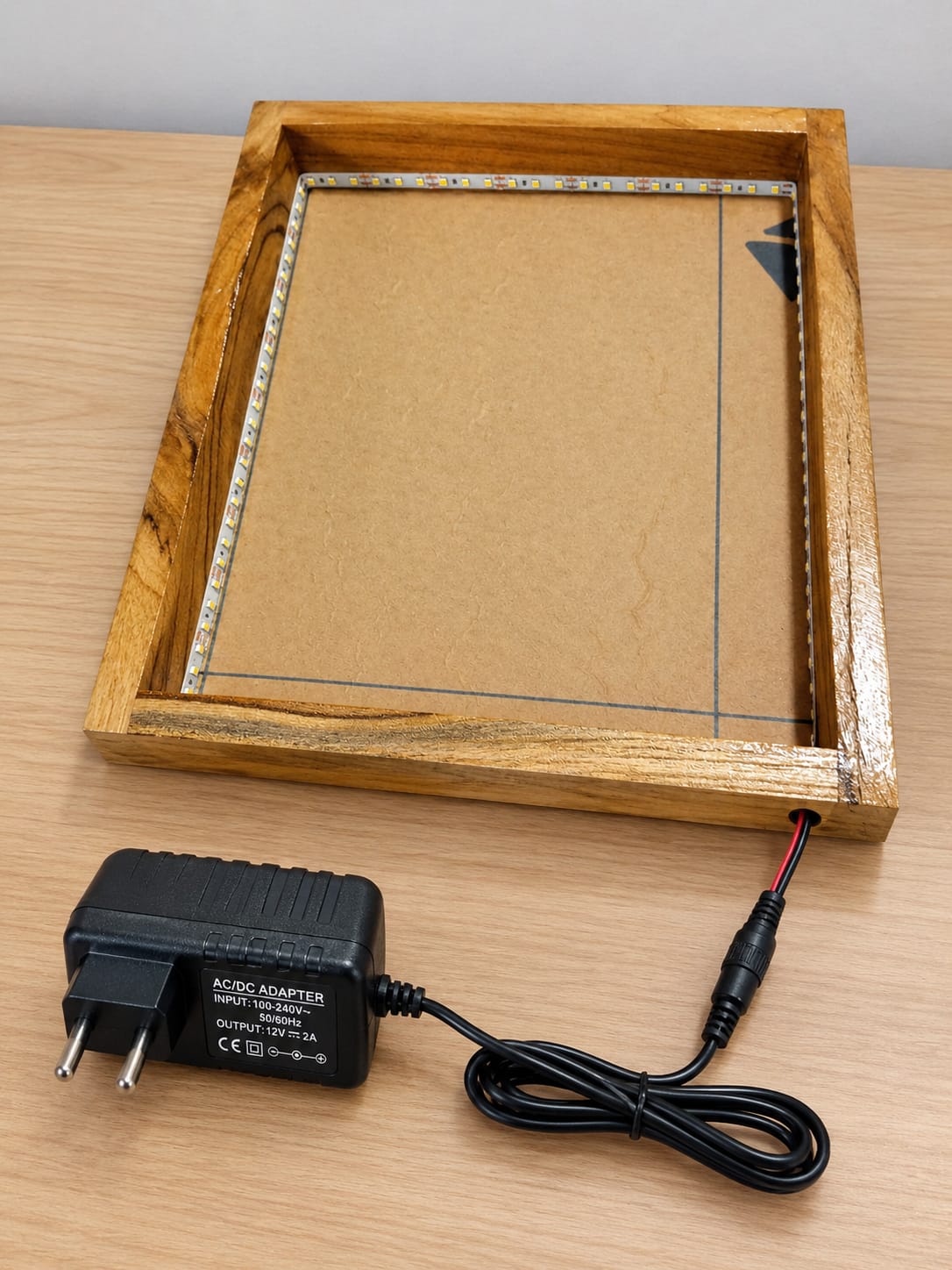 10X8 Sagwan frame ( with led )