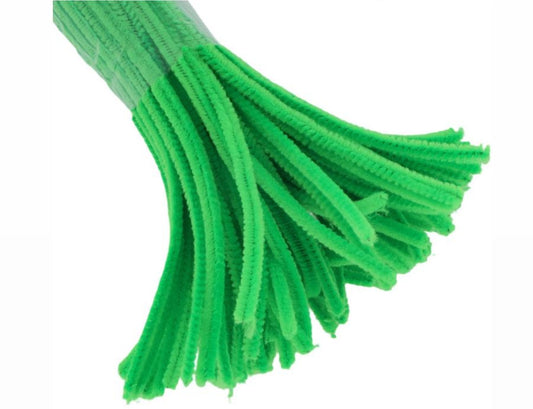 Green pipe cleaners