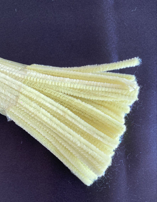 Lime yellow pipe cleaner