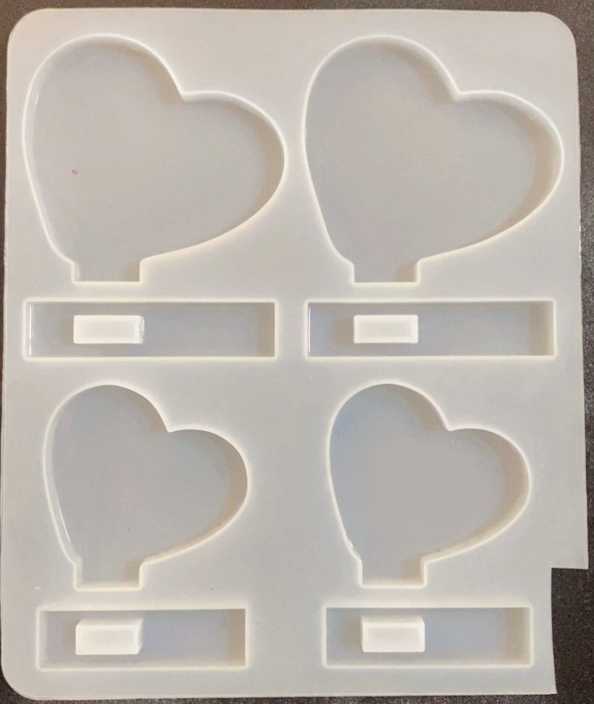 4 in 1 Heart Standy Mould