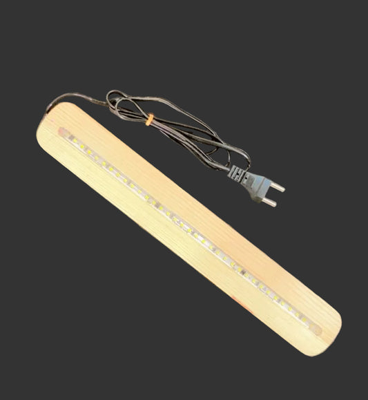 12" pinewood led base