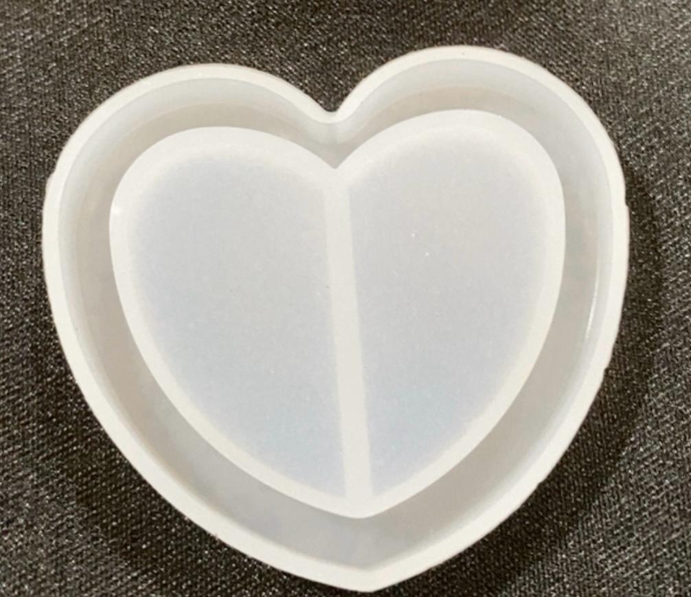 2'' Heart Shaker mould