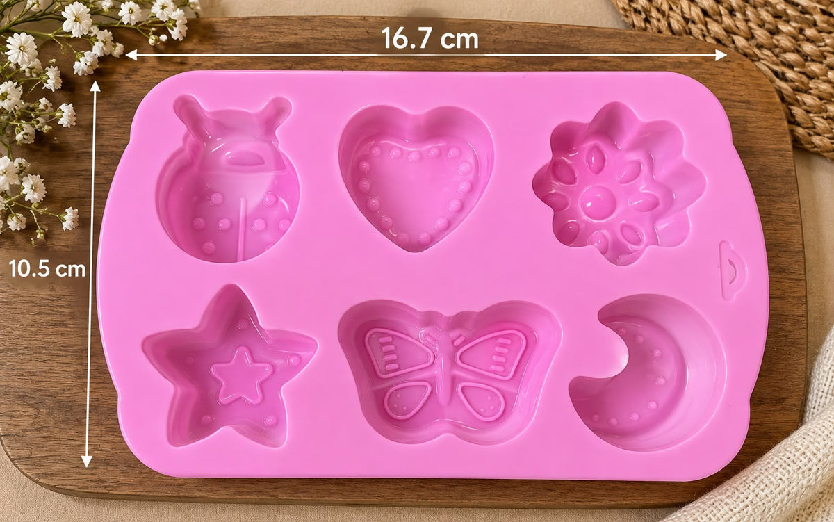 6 Cavity cute concrete mould
