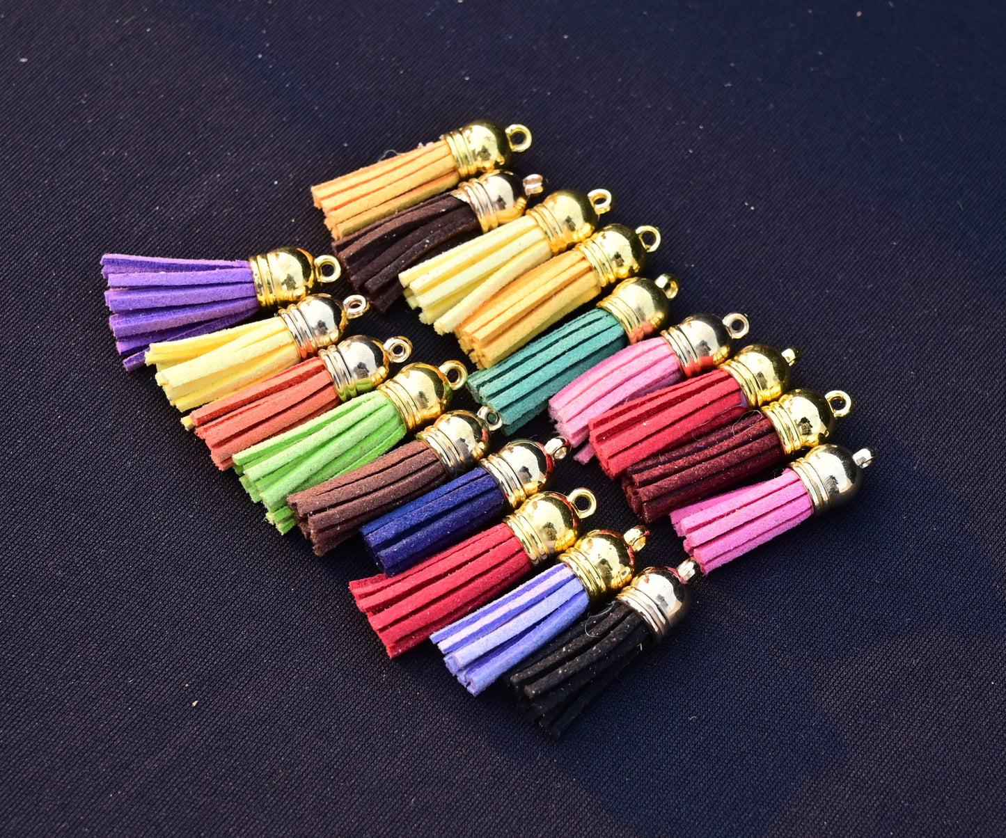 Leather Tessel (Golden Cap)