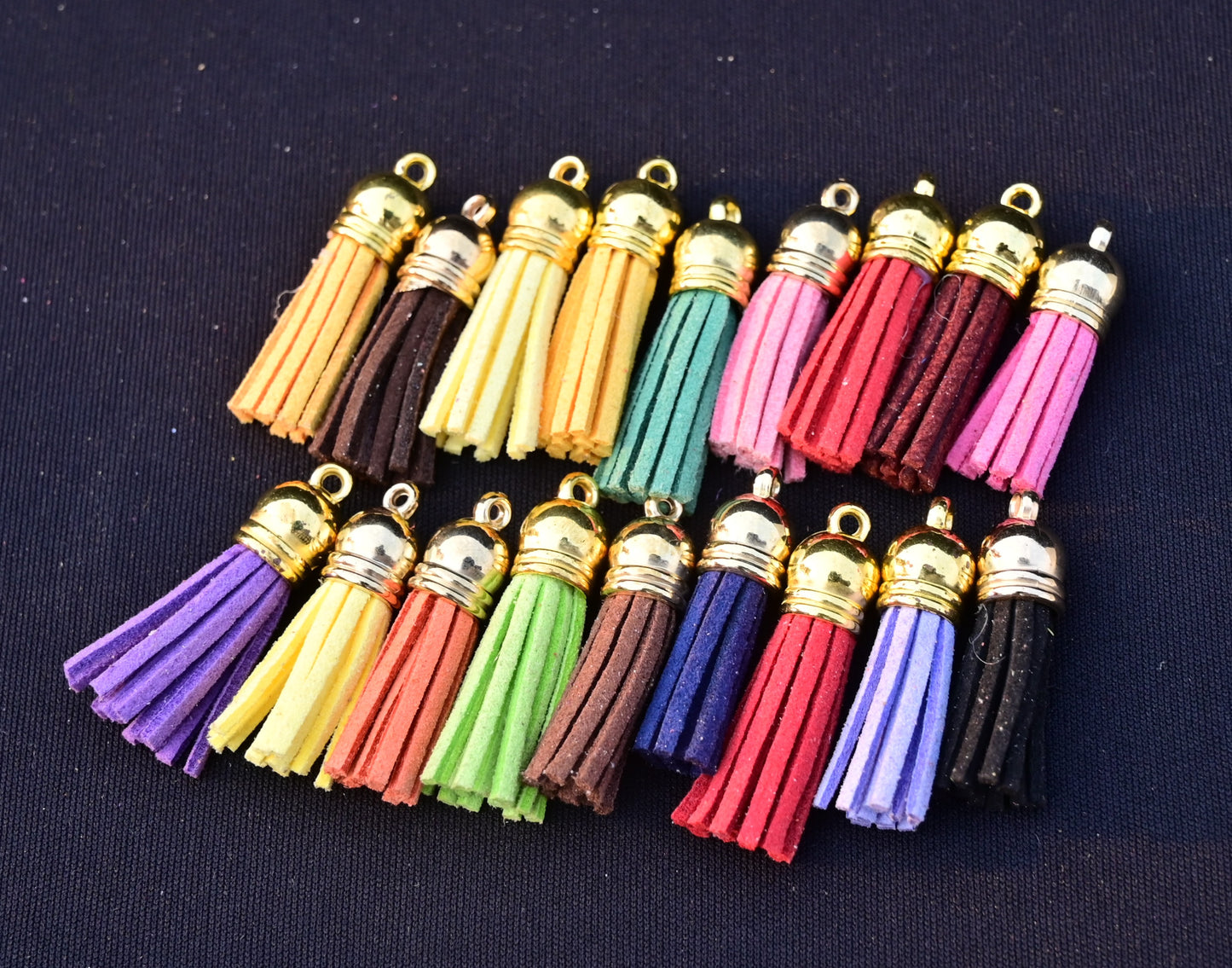 Leather Tessel (Golden Cap)